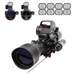 WINFREE 4-12x50EG Holographic Red Dot Scope