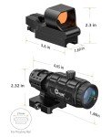 EagleFeather S02 Red Dot and Magnifier Combo