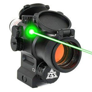 AT3 LEOS Red Dot Sight with Green Laser