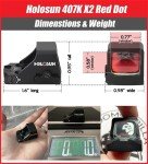 Holosun HS407K X2 6 MOA Red Dot Sight