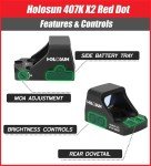 Holosun HS407K X2 6 MOA Red Dot Sight