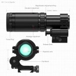 Feyachi M57 1.5X-5X Magnifier with V90 Red Dot