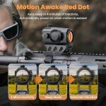 Compact 2MOA Red Dot Sight with Motion Awake