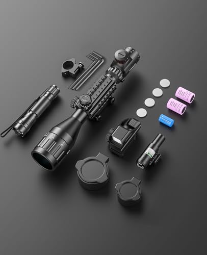 MidTen 4-16x50 AO Rifle Scope with Holographic Sights