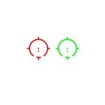 Red Green Dot Holographic Sight with Rail Mount