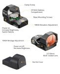 CVLIFE WolfCovert X S01 Red Dot Sight