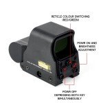 Red Green Dot Holographic Reflex Sight Scope