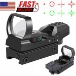 Tactical Red Green Dot Holographic Sight for 20mm Rails