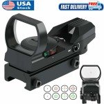 Tactical Red Green Dot Holographic Sight for 20mm Rails