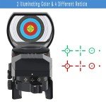 Tactical Red Green Dot Holographic Sight for 20mm Rails