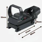 Tactical Red Green Dot Holographic Sight for 20mm Rails