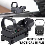 Red & Green Tactical Dot Sight with 4 Reticles