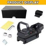 Red & Green Tactical Dot Sight with 4 Reticles