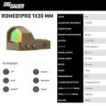 Sig Sauer ROMEO1PRO 6 MOA Red Dot Sight