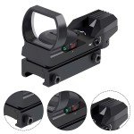 Red Green Dot Holographic Sight for Tactical Rifles