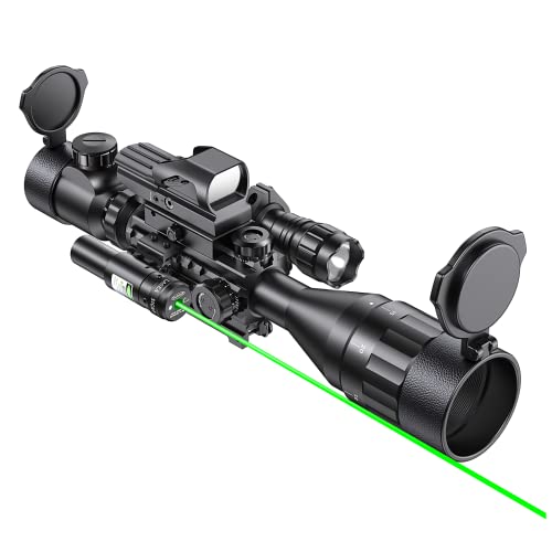Qande 4-16x50AO Scope with Holographic Red Dot