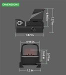 VOTATU PMD505-SG Green Dot Micro Reflex Sight