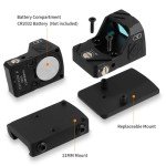 Compact 2 MOA Red Dot Sight for Pistol