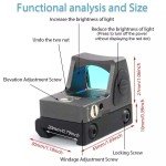 3.5 MOA Mini Red Dot Sight with Picatinny Mount