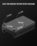 PINTY 2MOA Micro Red Dot Sight with Brightness Levels