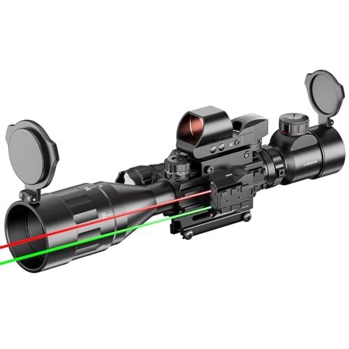 Qande 4-16x50AO Red/Green Dot Sight with Laser