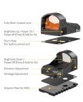 WolfCloak X01 Red Dot Sight for RMR Base