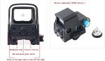 E-Tactical 556 Quick Install Red/Green Dot Sight