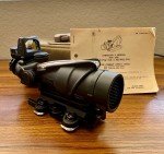 Trijicon ACOG 4x32 with LaRue QD Mount