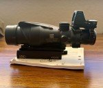 Trijicon ACOG 4x32 with LaRue QD Mount