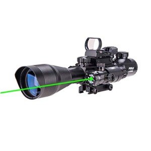 Pinty 4-12x50 Rifle Scope with Holographic Sight
