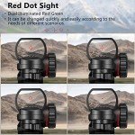 MidTen 4-12x50 Tactical Rifle Scope with Holographic Sight