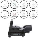 TRUGLO Dual Color Multi-Reticle Red Dot Sight