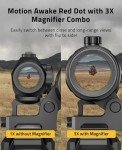 JackalHowl Red Dot Sight & 3X Magnifier Set