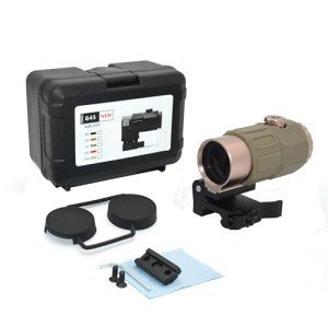 Red & Green Dot Holographic Sight with Magnifier
