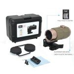 Red & Green Dot Holographic Sight with Magnifier