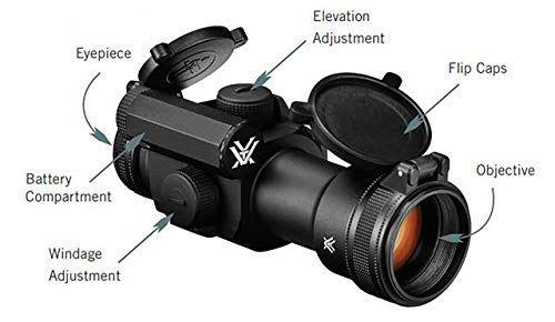Vortex Strikefire II Red/Green Dot Sight with Hat
