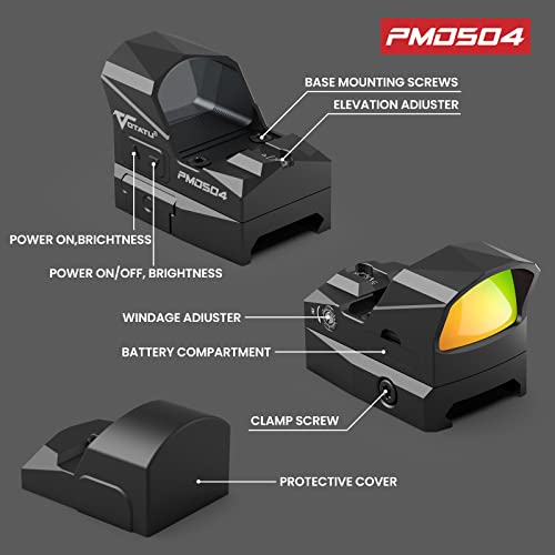 VOTATU PMD504 Red Dot Sight - Multiple Reticles