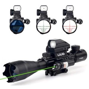 UUQ 4-16x50 Tactical Scope with Laser & Holo Dot