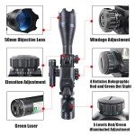 UUQ 4-16x50 Tactical Scope with Laser & Holo Dot