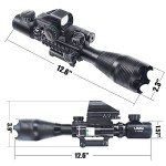 UUQ 4-16x50 Tactical Scope with Laser & Holo Dot