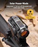 EagleFeather X Solar Multi-Reticle Red Dot Sight
