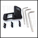 Universal Side Offset RMR Red Dot Mount for 20mm Rail