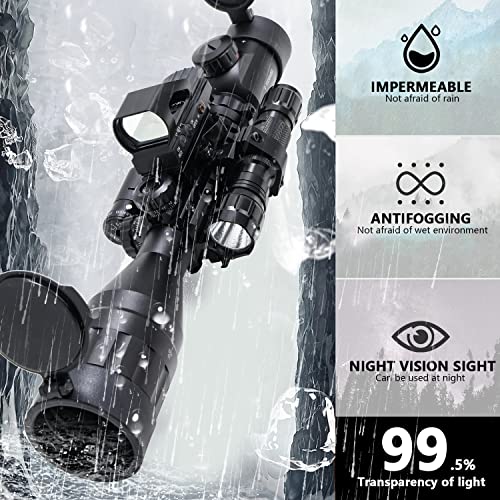 Qande 4-16x50AO Scope with Holographic Red Dot