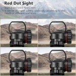 MidTen Tactical 4-16x50 Rifle Scope & Holographic Sight