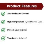 Trijicon RMR KillFlash Hex Cover for Red Dots