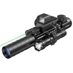 MidTen 5-in-1 Holographic Scope Combo with Laser