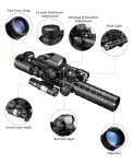 MidTen 5-in-1 Holographic Scope Combo with Laser