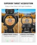 MidTen 5-in-1 Holographic Scope Combo with Laser