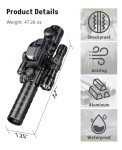 MidTen 5-in-1 Holographic Scope Combo with Laser