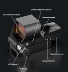 Feyachi RS-30 Red Dot Sight with 3X Magnifier